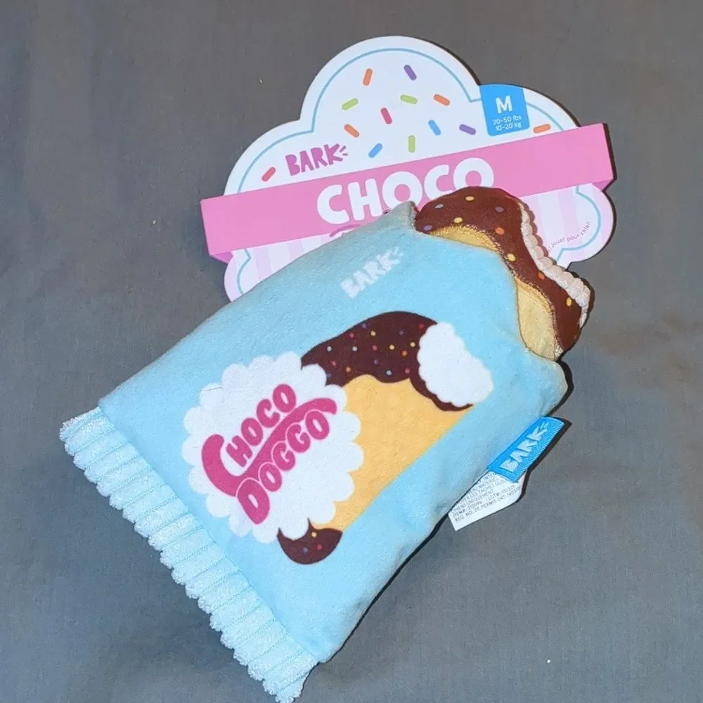 3 pc BARK Dog Toy Snack Themed Set - BENEFITS SENIOR DOG RESCUE